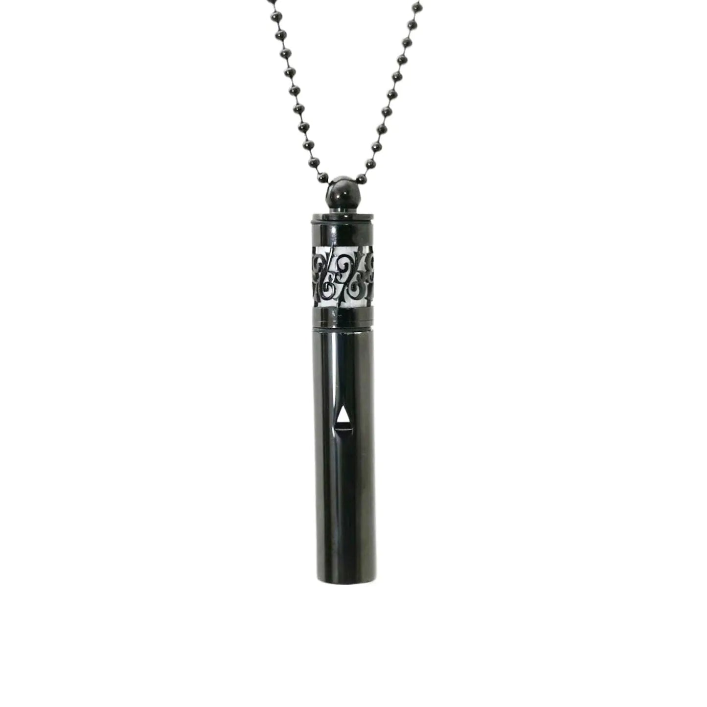 Mindful Breathing & Aromatherapy Necklace – Stainless Steel Essential Oil Diffuser Pendant