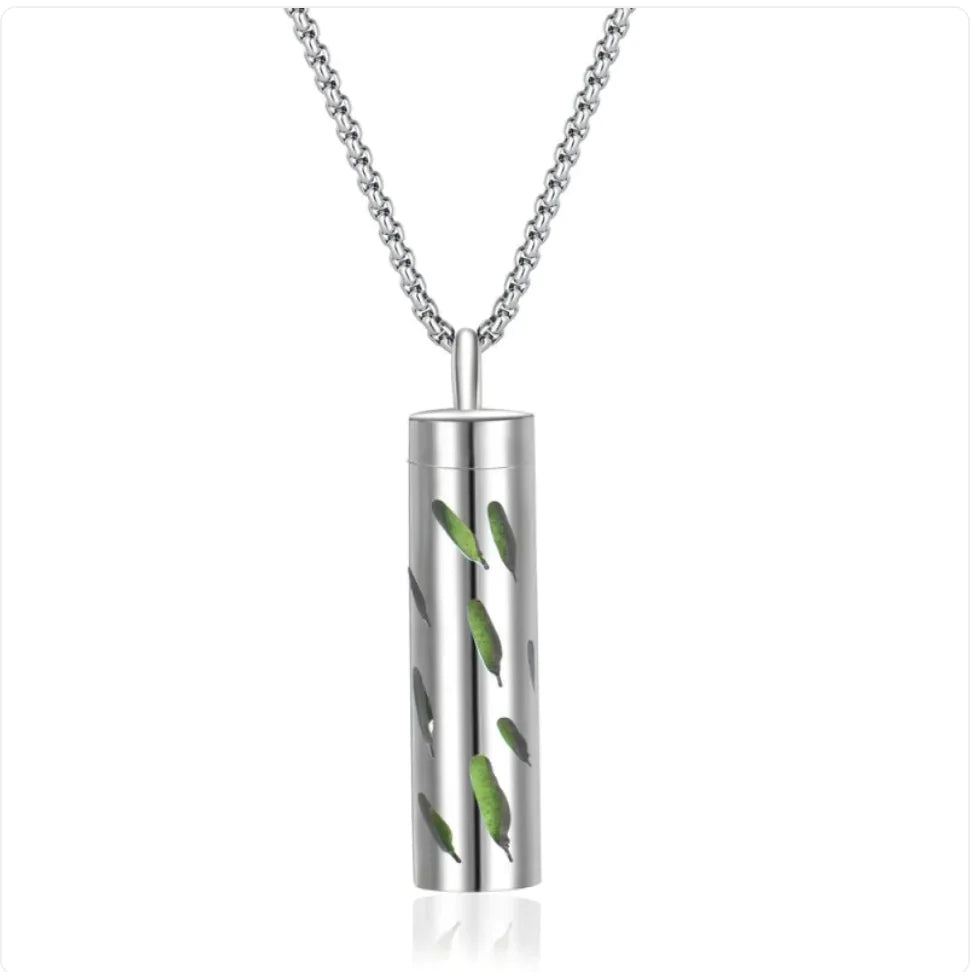 Aromatherapy Diffuser Necklace – 316L Stainless Steel Pendant for Essential Oils, Adjustable Chain, Geometric Design, Mindfulness & Stress Relief Jewelry