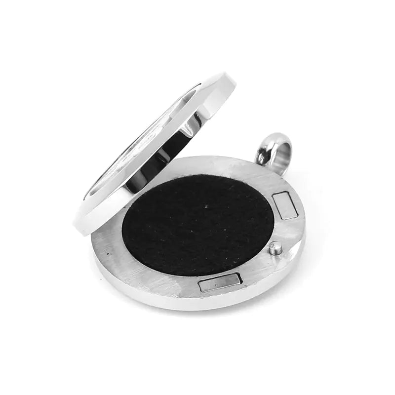 Stainless Steel Aromatherapy Necklace – Perfume Pendant Essential Oil Diffuser Jewelry, 316L Modern Pendant
